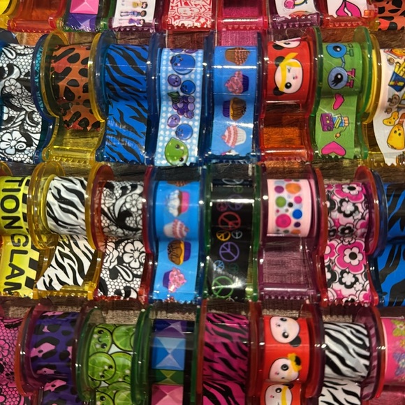 44 Assorted Washy Tape Cute Designs Barely Used - Picture 2 of 5